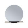 Lustro łazienkowe z półką MIRO LED 11W 500lm 2700/4000/6500K 500mm IP44 230V czarny mat / lustro / metal - 2