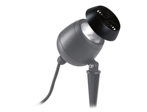 Nasadka antyodblaskowa KIKOLO  antracyt / metal