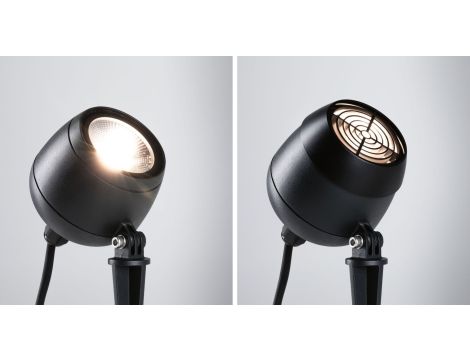 Nasadka antyodblaskowa KIKOLO  antracyt / metal - 4