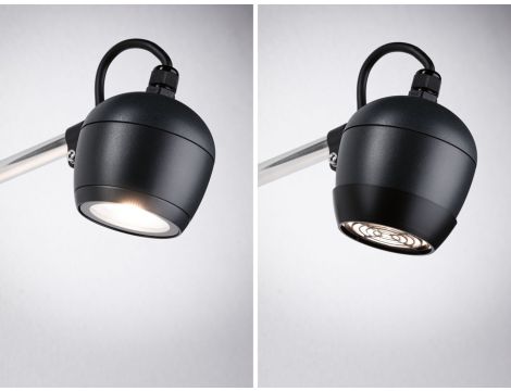 Nasadka antyodblaskowa KIKOLO  antracyt / metal - 5