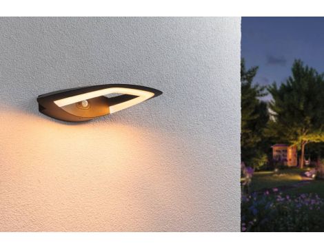 Oprawa elewacyjna AKENA LED PIR 11W 800lm 2200K IP44 230V antracyt aluminium - 4