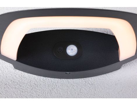 Oprawa elewacyjna AKENA LED PIR 11W 800lm 2200K IP44 230V antracyt aluminium - 6