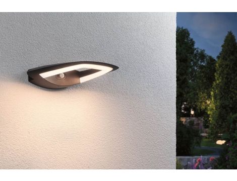 Oprawa elewacyjna AKENA LED PIR 11W 800lm 3000K IP44 230V antracyt aluminium - 3