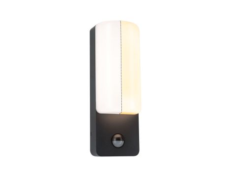 Oprawa elewacyjna BONNIE LED PIR 8.5W 560lm 2200-3000K IP44 230V antracyt aluminium - 2