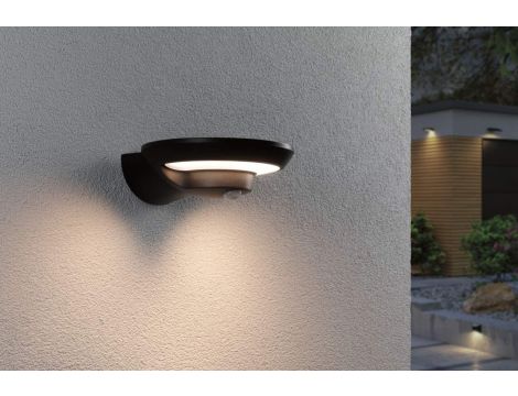 Oprawa elewacyjna BORDOLA LED solar PIR 3.5W 220lm 3000K IP44 antracyt tworzywo sztuczne - 5