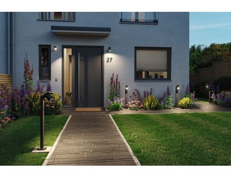 Oprawa elewacyjna CUFF LED 10W 700lm 3000K IP44 230V antracyt aluminium - 5