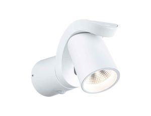 Oprawa elewacyjna CUFF LED 10W 700lm 3000K IP44 230V biały aluminium