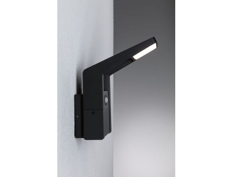 Oprawa elewacyjna JUNTEA LED PIR 11W 900lm 3000K IP44 230V antracyt / aluminium - 5