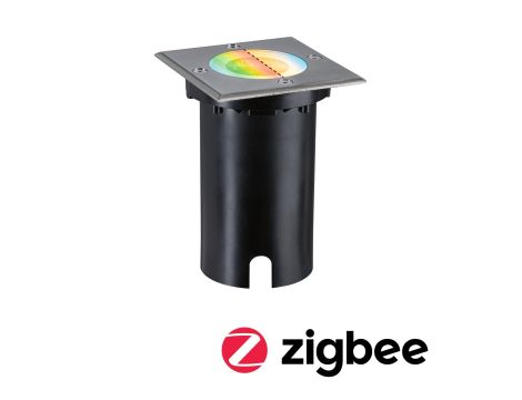 Oprawa dogruntowa FLOOR LED SH Zigbee 5W 2700-6500K IP67 kwadratowa 230V stal szlachetna / aluminium