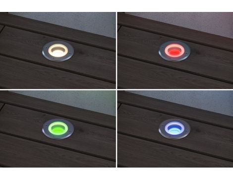 Oprawa dogruntowa FLOOR LED SH Zigbee 5W 2700-6500K IP67 230V stal szlachetna / aluminium - 4