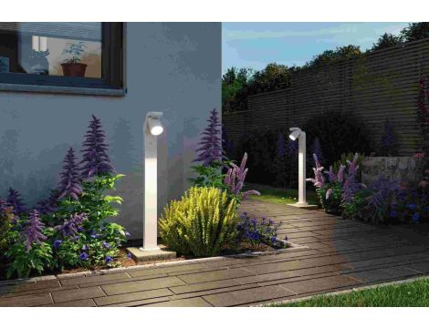 Oprawa ogrodowa CUFF LED 10W 700lm 3000K IP44 230V biały aluminium - 5