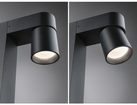 Oprawa ogrodowa KIMU LED 8W 500lm 2200K IP44 230V antracyt aluminium - 4