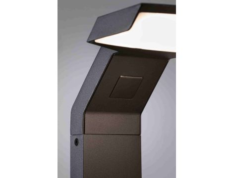 Oprawa ogrodowa ZENERA LED 10W 700lm 3000K IP44 230V antracyt metal - 3