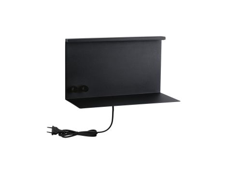 Oprawa ścienna JARINA LED DIM USB-C 6W 540/200lm 3000K 230V czarny mat / metal - 3