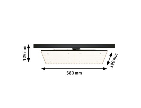 Panel na szynoprzewód ProRail3 DECK 40W 6600lm 3000K 230V czarny / metal - 7