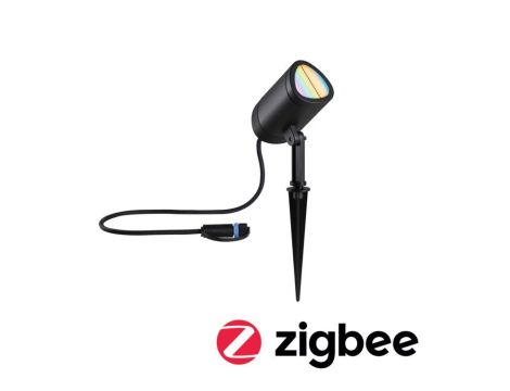 Reflektor ogrodowy Plug & Shine SHIRA LED SH Zigbee RGBW 6.5W 500lm IP65 24V antracyt