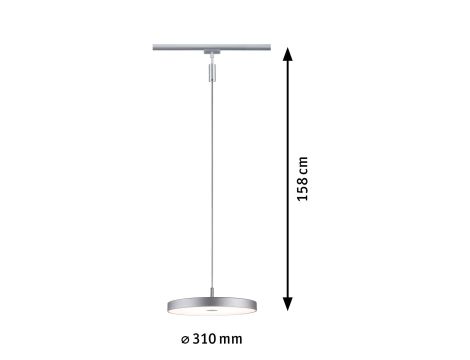 Oprawa na szynoprzewód URail HILDOR LED DIM 15W 850lm 3000K 230V chrom matowy/ metal - 6