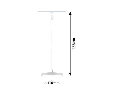 Oprawa na szynoprzewód URail HILDOR LED DIM 15W 850lm 4000K 230V biały matowy/ metal - 5