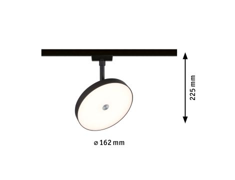 Reflektor na szynoprzewód URail HILDOR LED 3-STEP DIM 15W 850lm 3000K 230V czarny matowy/ metal - 6