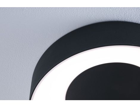 Plafoniera CASCA LED 16W 1500lm okrągła 300mm 2700/4000/6500K IP44 230V czarny matowy /  tworzywo sztuczne - 3