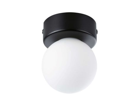Lampa sufitowa łazienkowa GOVE LED G9 max.20W IP44 230V czarny matowy / metal