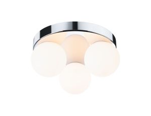 Lampa sufitowa łazienkowa GOVE LED G9 max.3x20W IP44 230V chrom satyna / metal - image 2