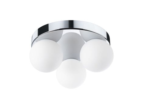 Lampa sufitowa łazienkowa GOVE LED G9 max.3x20W IP44 230V chrom satyna / metal