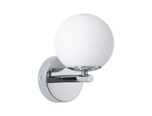 Lampa ścienna łazienkowa GOVE LED 5W 400lm 3000K IP44 230V chrom satyna / metal