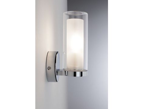 Lampa ścienna LUENA E14 max. 20W IP44 230V szkło chrom / metal - 4