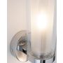 Lampa ścienna LUENA E14 max. 20W IP44 230V szkło chrom / metal - 4