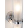 Lampa ścienna LUENA E14 max. 2x20W IP44 230V szkło chrom / metal - 4