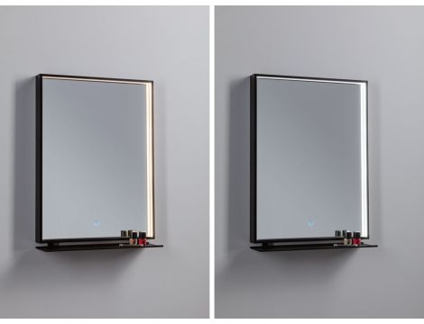 Lustro łazienkowe ścienne MIRO LED 11W 180lm 2700/4000/6500K 620X450mm IP44 230V czarny matowy / metal / lustro - 5