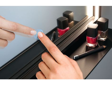 Lustro łazienkowe ścienne MIRO LED 11W 180lm 2700/4000/6500K 620X450mm IP44 230V czarny matowy / metal / lustro - 6