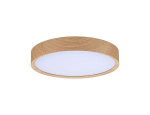 Plafoniera łazienkowa TEGA LED 22.5W 1200lm 3000/4000/6500K IP44 230V drewnopodobny / tworzywo sztuczne - image 2