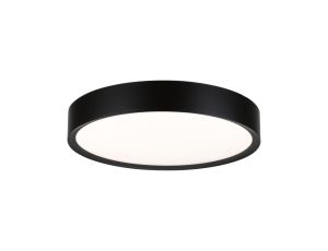 Plafoniera łazienkowa TEGA LED 22.5W 1200lm 3000/4000/6500K IP44 230V czarny matowy / tworzywo sztuczne