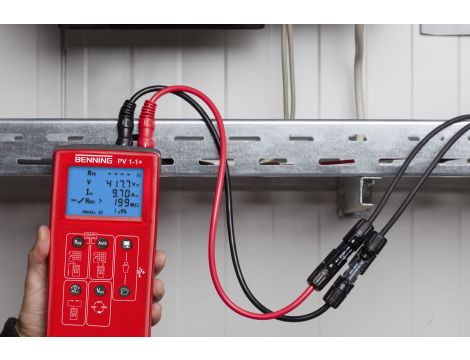 Miernik instalacji fotowoltaicznej BENNING PV 1-1 + - 3