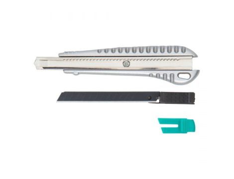 Nóż z ostrzem 9 mm pro-sharp, metalowy, Wolfcraft - 5