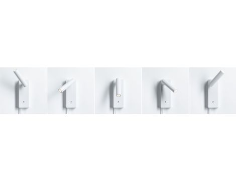 Oprawa ścienna HULDA LED DIM USB-C 2.5W 130lm 3000K 230V biały matowy / metal - 5