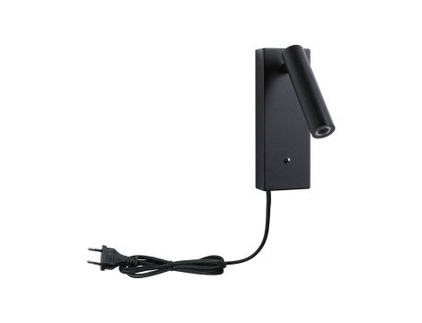 Oprawa ścienna HULDA LED DIM USB-C 2.5W 130lm 3000K 230V czarny matowy / metal - 2