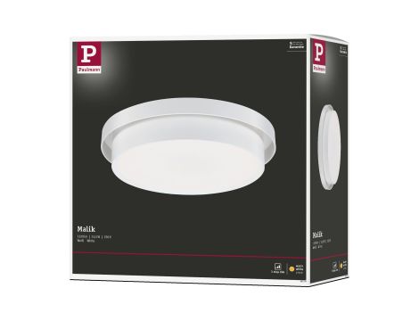 Plafoniera MALIK LED 3-STEP DIM 13.5W 280mm 850lm 2700K IP20 230V biały / tworzywo sztuczne - 7