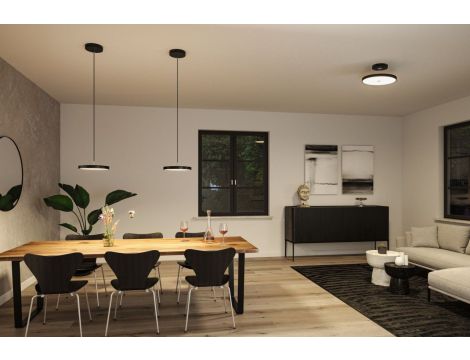 Lampa wisząca HILDOR LED DIM 22W 310mm 1600lm 2700K 230V czarny matowy / metal - 4