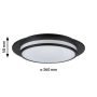Plafoniera EGRON LED 3-STEP DIM 16W 360mm 750lm 2700K 230V czarny matowy / metal - 7