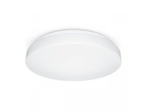 Oprawa z modułem awaryjnym i z czujnikiem ruchu RS PRO P2 płaska S HF 15,4W LED 1700lm 4000K IP54 IK03 230V biała/ tworzywo sztuczne / światło awaryjne zgodne z normą EN 60598-2-2 na 3 godziny