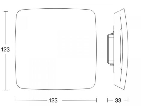 Czujnik Multisensor AIR V2 BT IPD podtynkowy kwadrat IP20 biały - 3