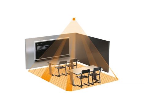 Czujnik obecności i zmierzchu Steinel IR Quattro HD-2 24m COM1 Bluetooth Mesh kwadrat podtynkowy z łapkami IP20 230V biały / tworzywo sztuczne - 3