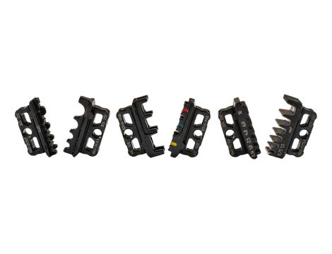 Zaciskarka do końcówek kablowych z 3 wymiennymi matrycami zaciskowymi - 11