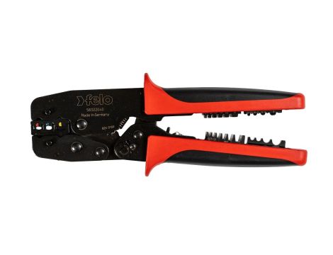 Zaciskarka do końcówek kablowych z 3 wymiennymi matrycami zaciskowymi - 2