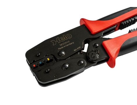 Zaciskarka do końcówek kablowych z 3 wymiennymi matrycami zaciskowymi - 5