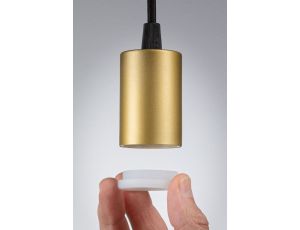 Lampa sufitowa RAVI E27 max.60W IP44 230V złoty / czarny matowy / metal - image 2