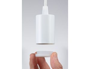 Lampa sufitowa RAVI E27 max.60W IP44 230V biały matowy / metal - image 2